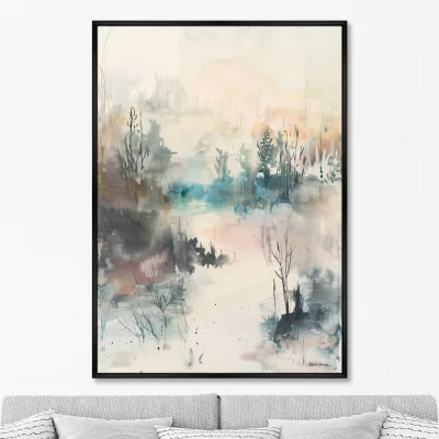 Постер на холсте Morning over the Forest 75X105 CM 6