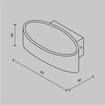 Настенный светильник (бра) Узор 90X175X80 MM 5