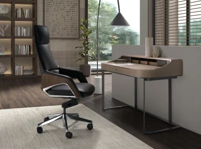 Офисное поворотное кресло из экокожи Ramiro 67X69X121 CM 4