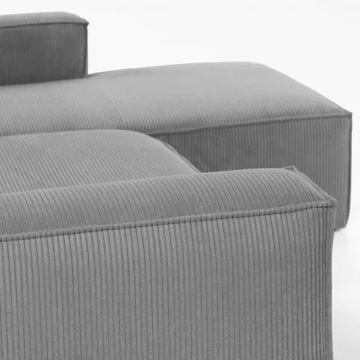 Угловой диван Blok 240X174X69 CM серый 6
