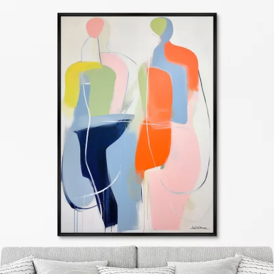 Постер на холсте In the flow 75X105 CM 6