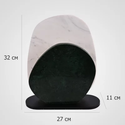 Настольный декоративный светильник Stoni Green Led 27X11X32 CM 7