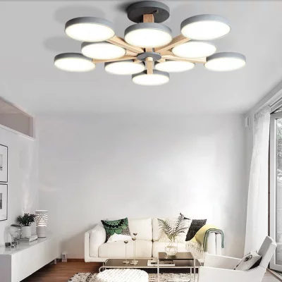 Потолочный светодиодный светильник Turna 85X85X25 CM 9