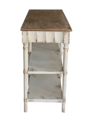 Пристенная консоль Прованс с 2 полками 160X50X90 CM 4