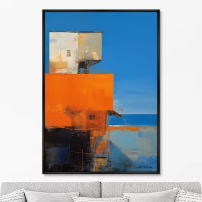 Постер на холсте And the Sea is So Close 75X105 CM 6