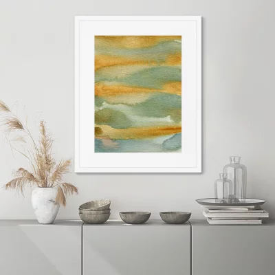 Постер The river bank and the hills beyond 42X52 CM 3