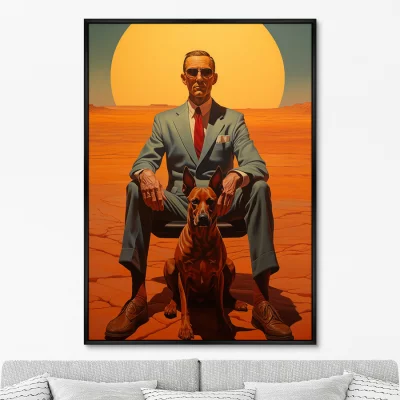 Постер на холсте The Dogs of Wall Street 75X105 CM 6