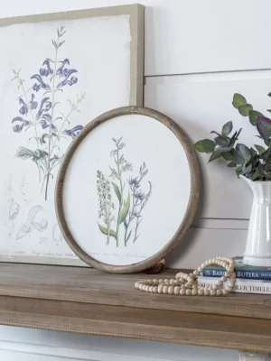 Комплект из четырёх панно Flora Ø50 CM 21