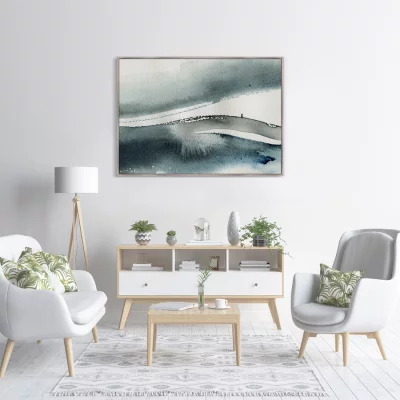 Постер на холсте On the very edge 105X75 CM 3