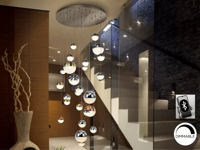 Подвесной светильник Sphere LED цветной 83X220 CM 4