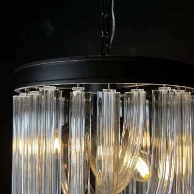 Подвесная люстра Chandelier Murano Clear 4