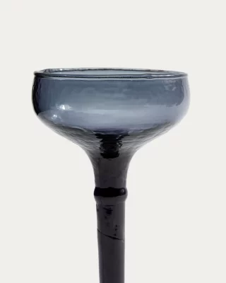 Бокал для вина из синего переработанного стекла Vinea 9.5X9.5X15 CM 4