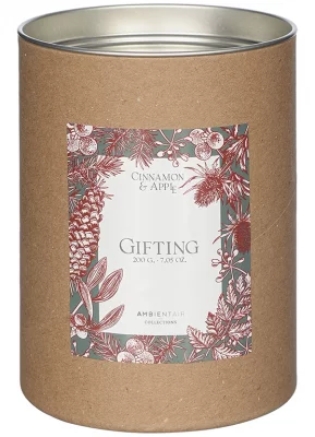 Свеча ароматическая Gifting Cinnamon and Apple 40 часов горения 3