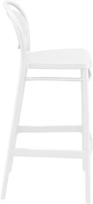 Пластиковый барный стул Marcel Bar 45X52X106 CM белый 5