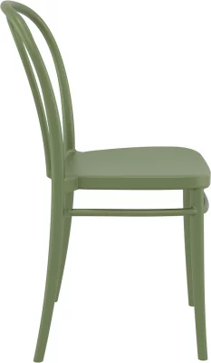 Стул пластиковый Victor 42X55X58 CM зелёный 5