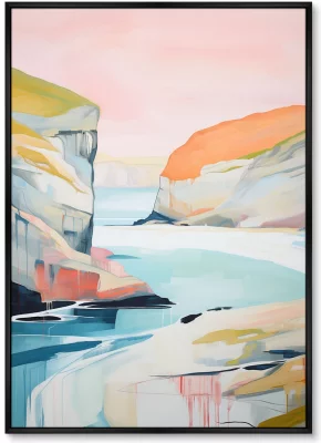 Набор из двух постеров на холсте Landscape Collection The sea flow 75X105 / 75X105 CM 3