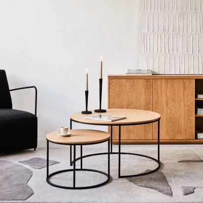 Набор столиков Yoana 80X80X45 / 50X50X34 CM 4