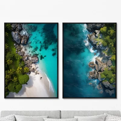Набор из двух постеров на холсте Landscape Collection 75X105 / 75X105 CM 8