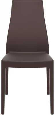 Стул пластиковый Miranda 45X56X94 CM коричневый 4
