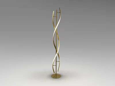 Золотой торшер Dido 22X155 CM 8