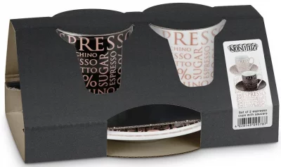 Набор из 2 кофейных пар 100% Coffee 85 / 85 ml 4