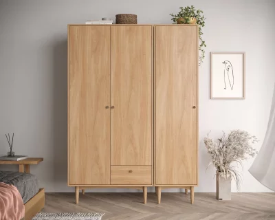 Шкаф трехстворчатый Bubble Solid 135X55X190 CM 4