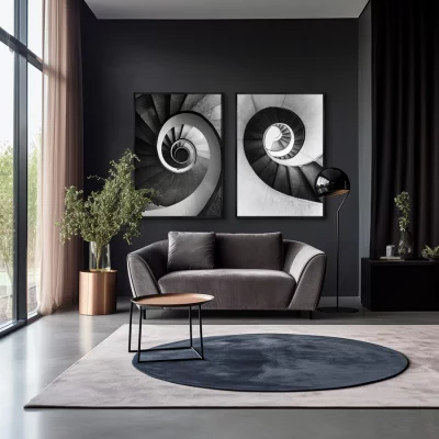 Набор из двух постеров на холсте The Golden Ratio 75X105 / 75X105 CM 4