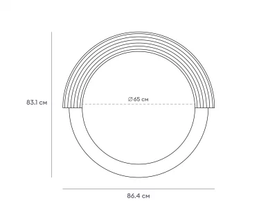 Зеркало Merch 86.4 CM 3