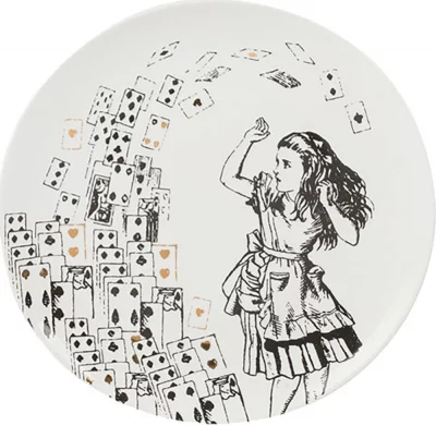 Набор из 4 десертных тарелок Alice in Wonderland Ø21 CM 3