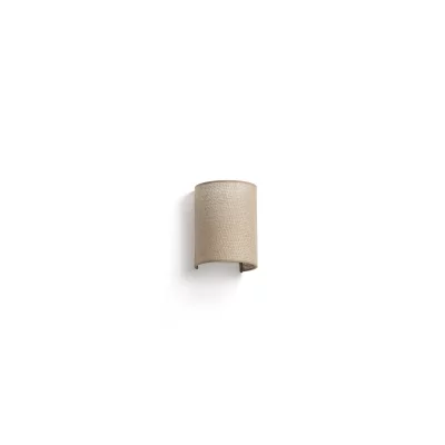 Вертикальное круглое бра из джута Otton R 20X15X12 CM 4
