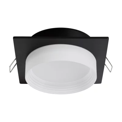 Встраиваемый светильник черный GX53 105X105X45 MM 5