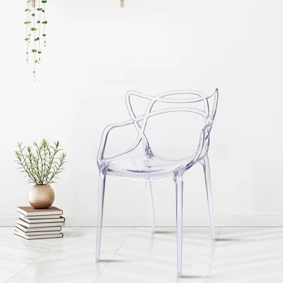 Комплект из 2 стульев Masters прозрачный 55X56X82,5 CM 18