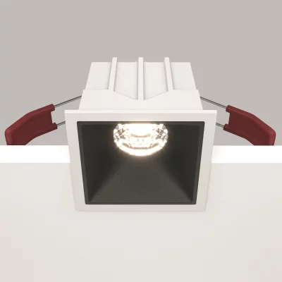 Встраиваемый светильник Alfa LED белый квадратный 5