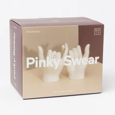 Набор из солонки и перечницы pinky swear 6