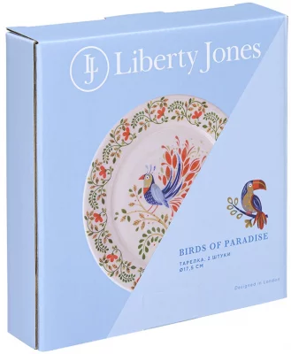 Набор из двух тарелок Birds of Paradise Ø18 CM 7