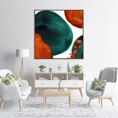 Постер на холсте Forms and colors 105X105 CM 3