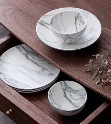 Набор из двух тарелок Marble Ø21 CM 11