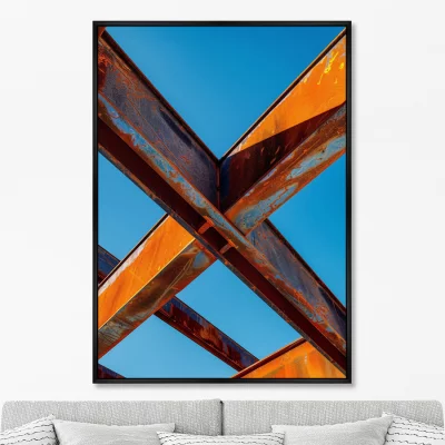 Постер на холсте Metal Lines 75X105 CM 6
