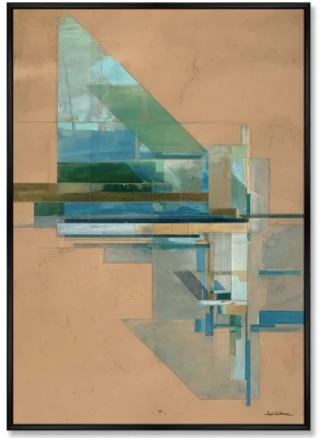 Набор из двух постеров на холсте Landscape in the Drawing 75X105 / 75X105 CM 3