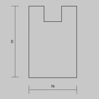 Уличный трековый светильник Alfa 8X8X11 CM 8
