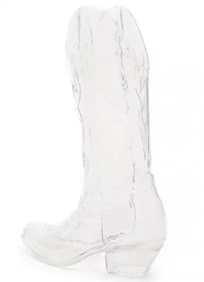 Стеклянная ваза Crystalbootie 18X7X28 CM 4