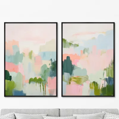 Набор из двух постеров на холсте The Forest 75X105 / 75X105 CM 8