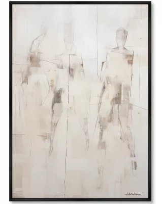 Набор из двух постеров на холсте Hockey players 75X105 / 75X105 CM 3