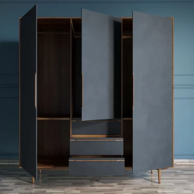 Шкаф в скандинавском стиле Bruni 179X55X195 CM 5