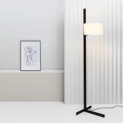 Торшер Stand Up черно-белого цвета E27 20W 30X40X175 CM 9