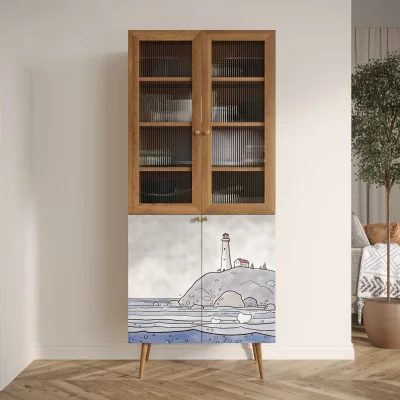 Буфет Berber 80X45X190 CM 4
