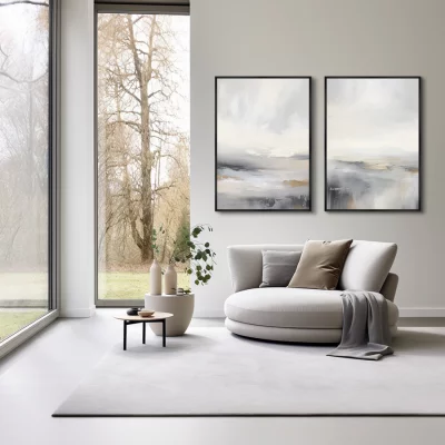 Набор из двух постеров на холсте Landscape Collection 75X105 / 75X105 CM 4