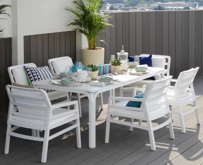 Стол пластиковый раздвижной Alloro 210-280X100X73 CM 3