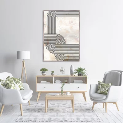 Репродукция на холсте Tight lines No2 75X105 CM 3
