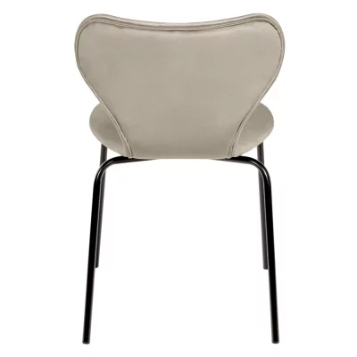 Комплект из 2 стульев Seven Style латте велюр с чёрными ножками 47X47X78 CM 4